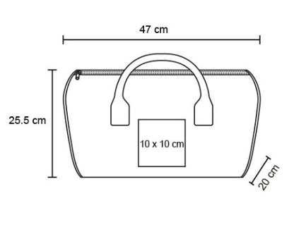 MALETA DE YUTE PROVENZA