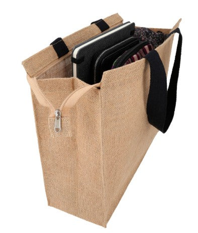BOLSA DE YUTE ZIPPER
